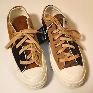 NWT, Converse, Men Low Top Chuck 70 Retro Brown Corduroy  Sneaker, sz, 5